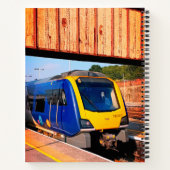 Carnet Train jaune et bleu (Dos)