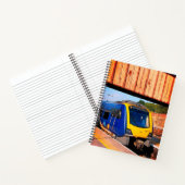 Carnet Train jaune et bleu (Intérieur)