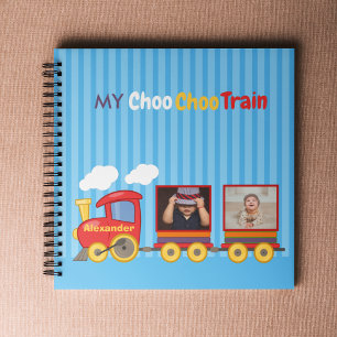 Carnet Train Jouet Toddler Boys Birthday Blue