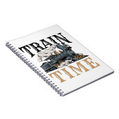 Carnet Train Time Model Railroad Railway Hobbyist (Côté Droit)