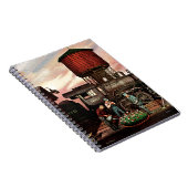 Carnet Train Yard Flower Garden par Stevan Dohanos (Côté Droit)