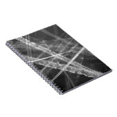 Carnet Traînées de jet noir et blanc (Côté Droit)