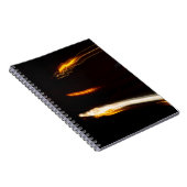 Carnet Traînées de lumière de mouvement abstrait Longue e (Côté Droit)