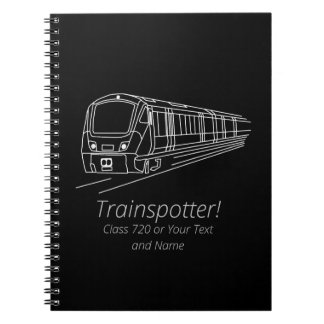 Carnet Trainspotter Classe 720 UK Train Railway Railfan