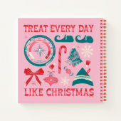 Carnet Traiter chaque jour comme Noël (Dos)