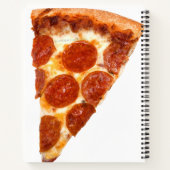 Carnet Tranche de pizza pepperoni classique de SlipperyJo (Dos)