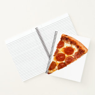 Carnet Tranche de pizza pepperoni classique de SlipperyJo