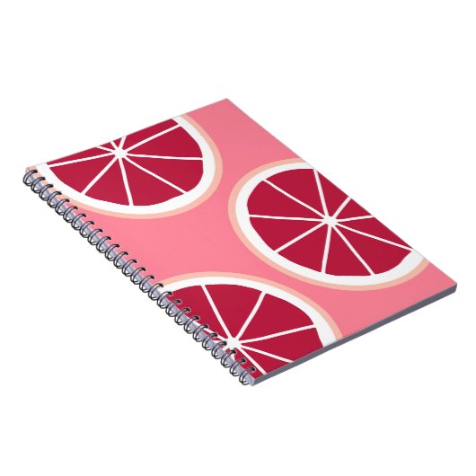 Carnet Tranches de pamplemousse rose (Côté Droit)