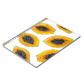 Carnet Tranches de Papaya (Côté gauche)