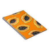 Carnet Tranches de Papaya sur orange (Côté Droit)