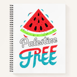 Carnet Tranches paisibles Watermelon Free Palestine - Sou