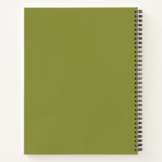 Carnet Tranquil Garden Waterfall Spiral Notebook (Dos)