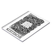 Carnet TRANQUILITÉ et barbarie citation de Nietzsche (Côté gauche)