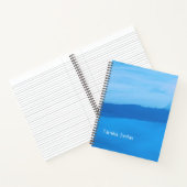Carnet Tranquillité aquarelle bleue (Intérieur)