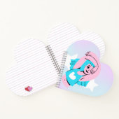 Carnet trans art design on heart shape notebook (Intérieur)
