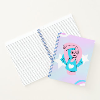 Carnet Trans art on deluxe spiral notebook