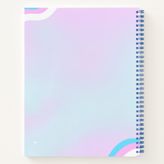 Carnet Trans art on deluxe spiral notebook (Dos)