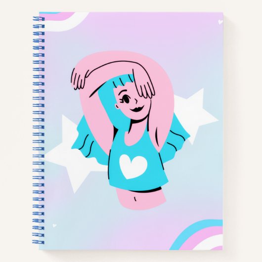 Carnet Trans art on deluxe spiral notebook (Devant)