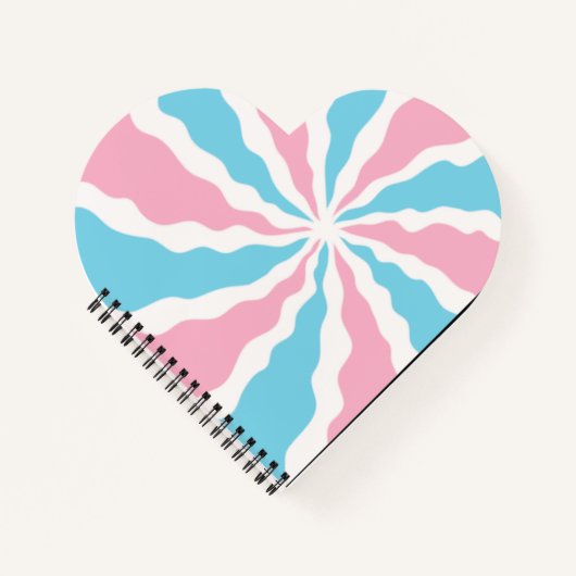 Carnet Trans swirl heart notebook (Devant)