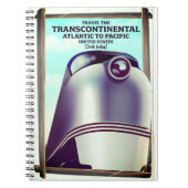 Carnet Transcontinental Railroad USA. (Devant)