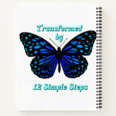 Carnet Transformé par 12 étapes simples, AA, NA, Al-Anon (Dos)