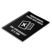 Carnet Transformer le chaos en ordre drôle de devis (Côté gauche)