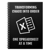 Carnet Transformer le chaos en ordre drôle de devis (Devant)