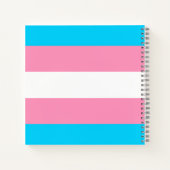 Carnet Transgender Flag Anime Person | LGBTQIA+  (Dos)