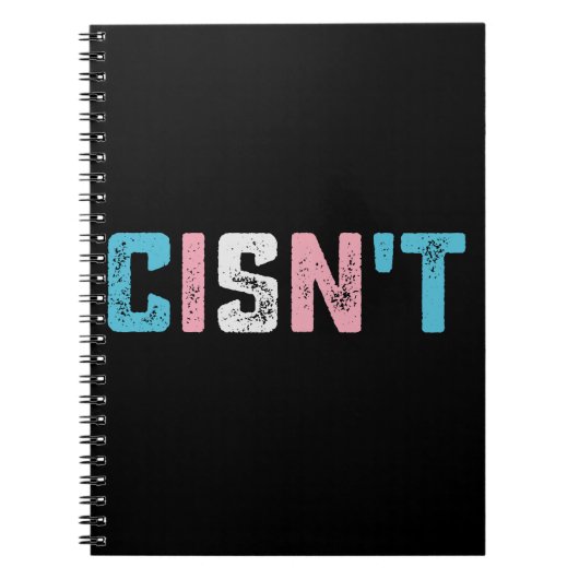 Carnet Transgenre Pride Cis pas LGBTQ Trans Flag drôle (Devant)