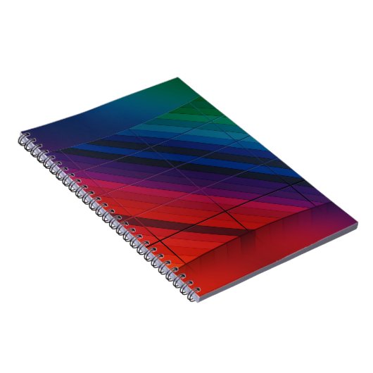 Carnet Transition Multicolore Avec Grille (Côté Droit)