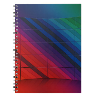 Carnet Transition Multicolore Avec Grille