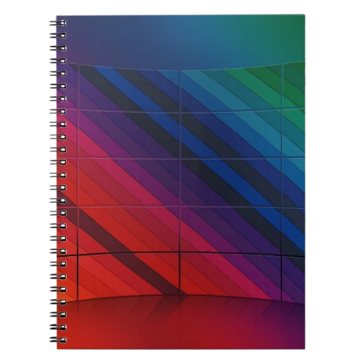 Carnet Transition Multicolore Avec Grille (Devant)