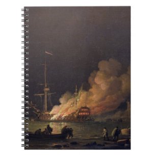 Carnet Transportez-vous sur le feu la nuit, c.1756
