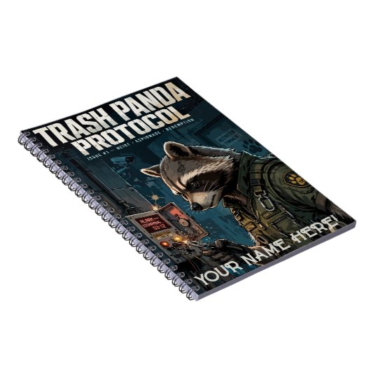 Carnet Trash Panda Protocol (Côté Droit)