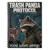 Carnet Trash Panda Protocol (Devant)
