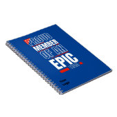 Carnet Travail d'équipe sur mesure du logo de l'entrepris (Côté Droit)