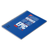 Carnet Travail d'équipe sur mesure du logo de l'entrepris (Côté gauche)