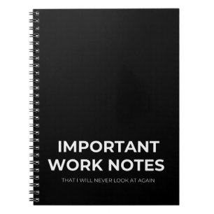 Carnet Travail Drôle Dire