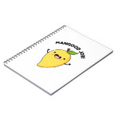 Carnet Travail Impec Blague sur le Fruit de Mangue (Côté gauche)