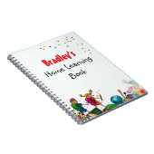 Carnet Travail scolaire amusant pour enfants | Devoirs (Côté Droit)