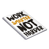 Carnet Travailler plus intelligent pas plus dur (Côté Droit)