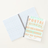 Carnet Travailleur postal à la retraite (Intérieur)