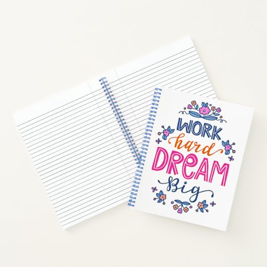 Carnet Travaillez dur (Intérieur)