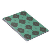 Carnet Treble Clef Quatrefoil Motif (Côté Droit)