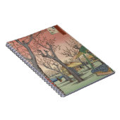 Carnet Tree Blossoms Plum Garden Woodblock japonais (Côté Droit)