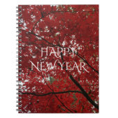 Carnet Tree Fall Season Red Brown Autumn Leaves (Devant)