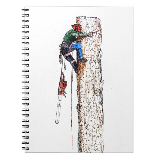 Carnet Tree Surgeon Arborist (Devant)
