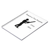 Carnet Tree Surgeon Arborist at work present Chainsaw (Côté gauche)