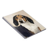 Carnet Treeing Walker Coonhound Peinture - Art original (Côté Droit)