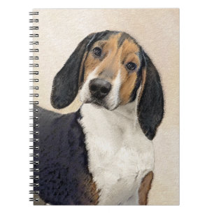 Carnet Treeing Walker Coonhound Peinture - Art original